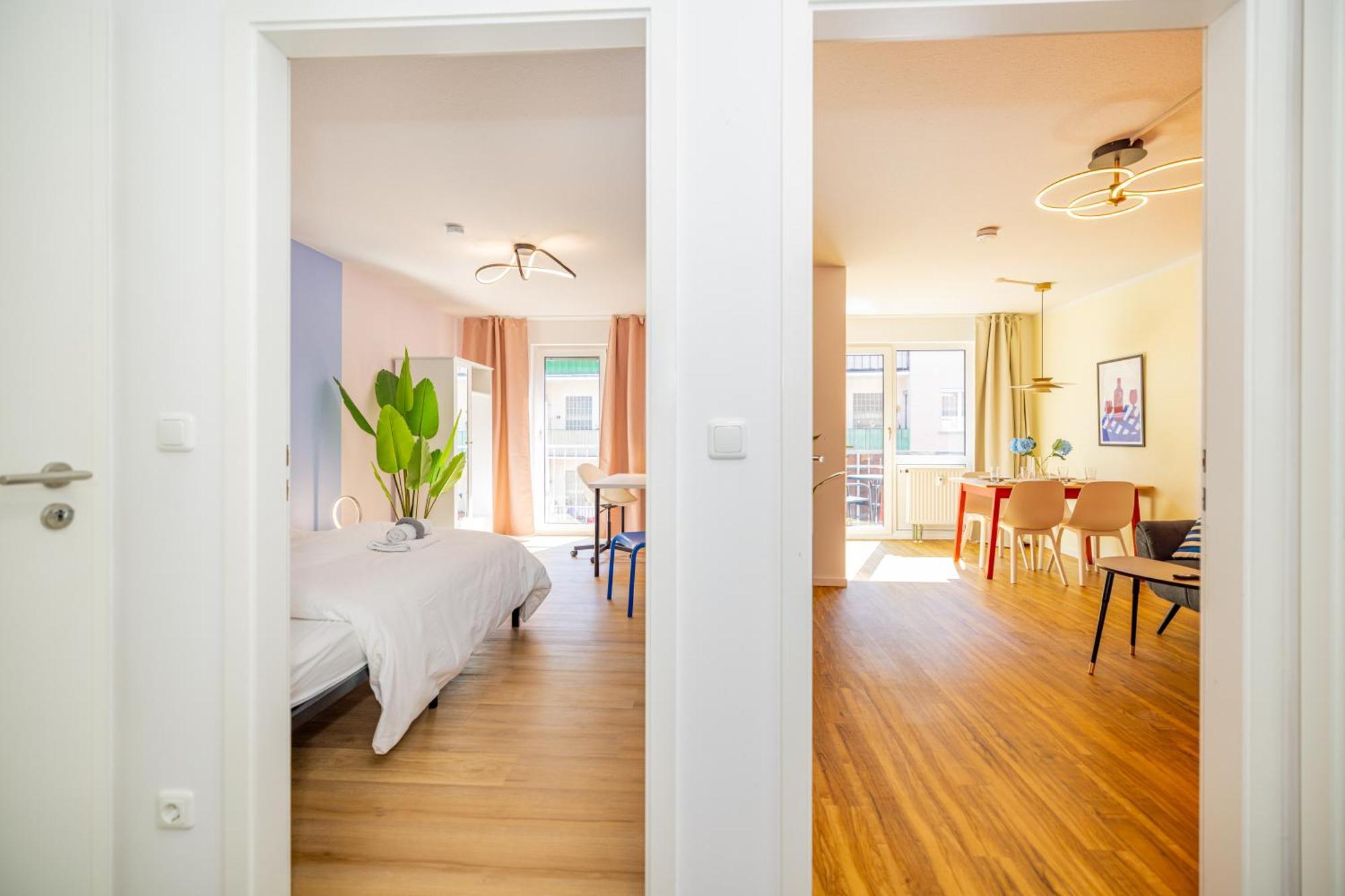 Zentral Wohnen Mit Stellplatz Und Balkon - Nahe Main Und Innenstadt Apartment